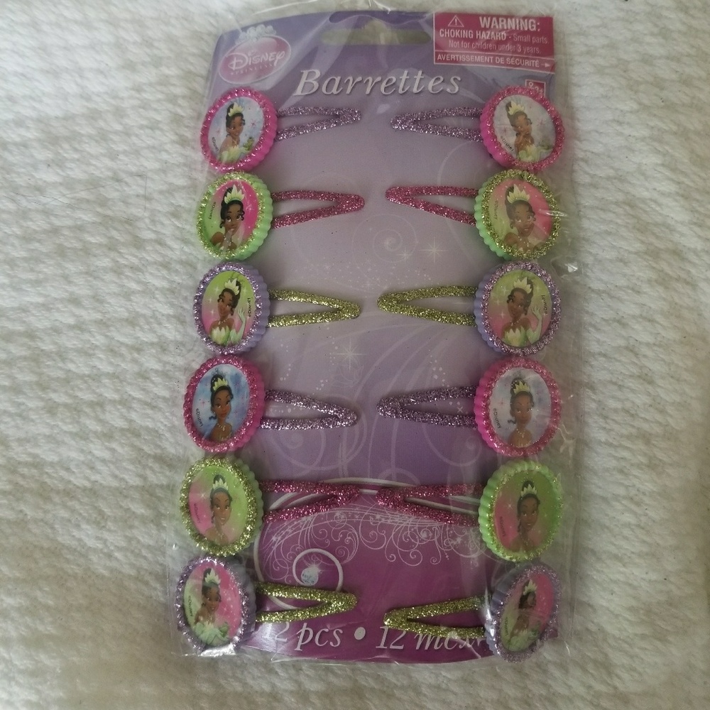 Princess And The Frog Party Favor Barrettes